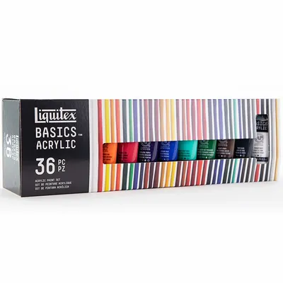 Productafbeelding van Liquitex Basics Acrylverfset met 36 kleuren – 22 ml