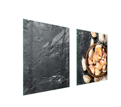 Produktbild von Glasschutzplatte Für Herd 85X52 Knoblauch