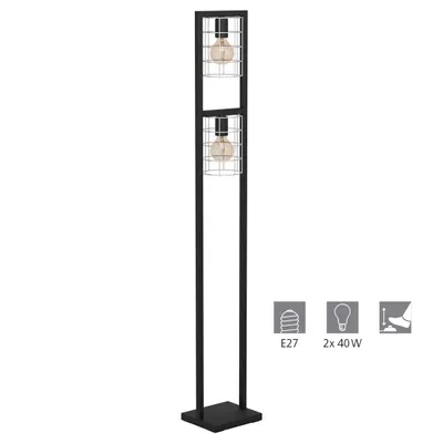 Produktbild von EGLO Jubily, Schwarz, Homeoffice, Stahl, IP20, II, E27
