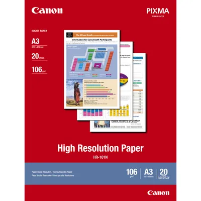 Produktbild von Canon Fotopapier A3 HR101