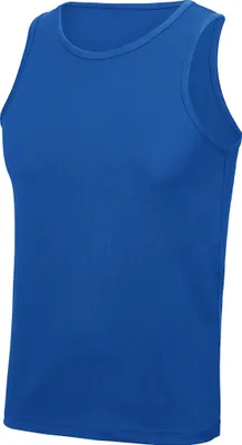 Produktbild von Just Cool JC007 | Cool Vest Tank Top Sport T-Shirt - WRAP zert. Herstellung - Farbe: Royal Blue - Größe: L