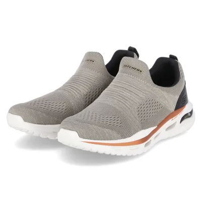 Produktbild von Skechers Herren Slipper Sportlich Gummisohle beige