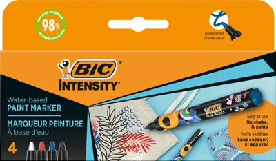 Produktbild von BIC Permanent-Marker Intensity 4er Kartonblister