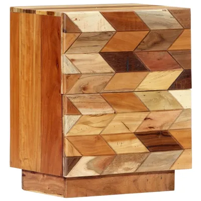 Image de Table de chevet 40 x 30 x 50 cm Bois de récupération massif