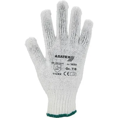 Produktbild von Handschuhe Gre 9/10 wei/blau EN 388 PSA-Kegorie II
