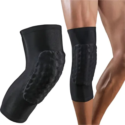 Produktbild von FIT4MED | Knieschoner S/M (2er Set) – professionelle elastische Kniepolster mit 3D‑Wabenpolster, rutschfest, atmungsaktiv, für Yoga, Volleyball