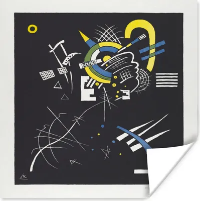 Produktbild von MuchoWow® Poster Kleine Welt 7 - Kandinsky 90x120 cm - Wohnzimmer