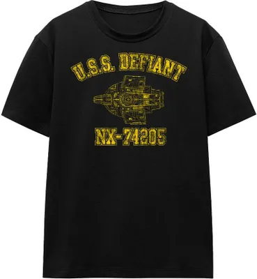 Produktbild von Star Trek - "Defiant Athletic" T-Shirt für Herren/Damen Uni TV16108 (S) (Schwarz)