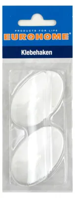 Produktbild von 2er Allroundhaken EUROHOME® – aus Kunststoff, 3x6x16cm – für Ihre Küche oder Ihr Badezimmer