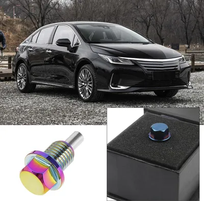 Produktbild von 2 STÜCK M12 x 1.5 Aluminium Magnetische Ölablassschraube Sumpfablassmutter mit Schraubdichtung Kompatibel mit BMW