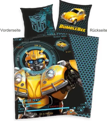 Produktbild von Transformers Bumblebee - Komplet pościeli 135 x 200 cm + 80 x 80 cm