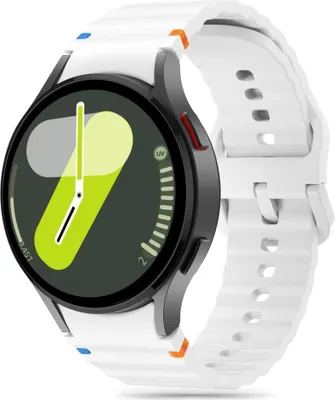 Zdjęcie produktu dla Tech-Protect watch strap Silicone Sport Samsung Galaxy Watch4/5/5 Pro/6/7/FE, white