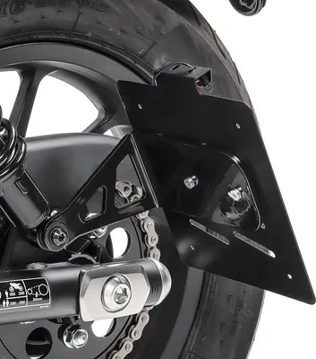 Produktbild von Kennzeichenhalter seitlich M für Honda Rebel 500 17-25 schwarz