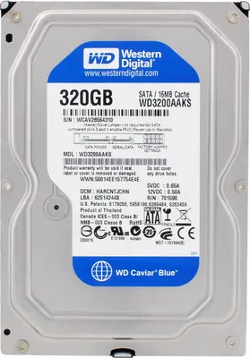 Produktbild von Festplatte Western Digital 320GB WD3200AAKS 7200U/min Sata II 16MB 3,5" Zoll