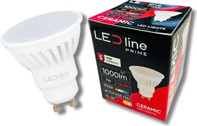 Produktbild von LED-Linienlampe PRIME GU10 7W 2700K Warm 1000lm Keramik STRONG