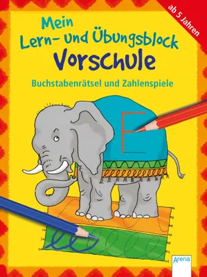 Produktbild von Mein Lern- und Übungsblock Vorschule - Buchstabenrätsel und Zahlenspiele
