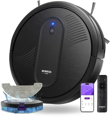 Obrázok produktu pre Robotický vysávač - Robotický čistič - Robotický vysávač - Automatický vysávač - Robotický vysávač s Wi-Fi