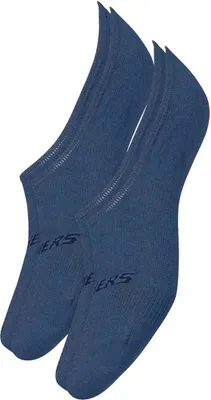 Obrázok produktu pre SKECHERS Uni Füßlinge, 2er Pack - Basic Foots, Mesh Ventilation, Anti Slip Denim 39-42