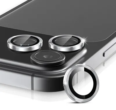 Produktbild von Kamera Linsenschutz Glas Set für Apple iPhone 18 Pro Schutzglas Camera Linse Schutz Panzerfolie 9H Silber