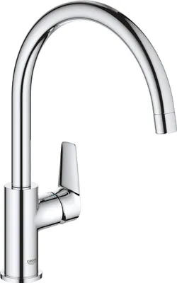 Zdjęcie produktu dla Grohe BauEdge jednouchwytowa bateria kuchenna chrom 31367001
