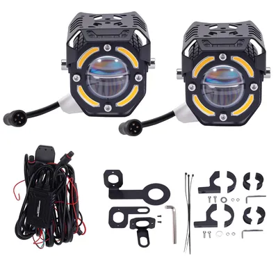 Zdjęcie produktu dla Reflektor LED o mocy 80W do motocykli, samochodów dostawczych, SUV-ów, klasa szczelności IP67, temperatura barwowa 3200K lub 6000K, napięcie zasilania 12V DC
