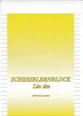 Produktbild von PVP Schreiblernblock A4 Lineatur DM mit Kopfbogen 30 Blatt