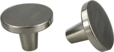 Produktbild von Möbelknopf Schrankknopf Schubladenknopf massiv echt Edelstahl ø 30mm Höhe 22mm
