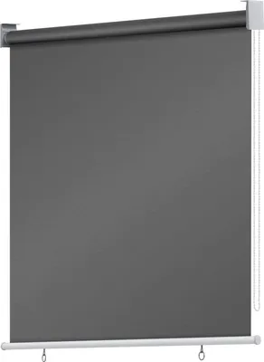 Produktbild von Faziango Senkrechtmarkise 100x140 cm Balkonrollo Dunkelgrau UV Schutz Sonnenschutz Sichtschutz wasserdicht wetterfest Balkon Terrasse