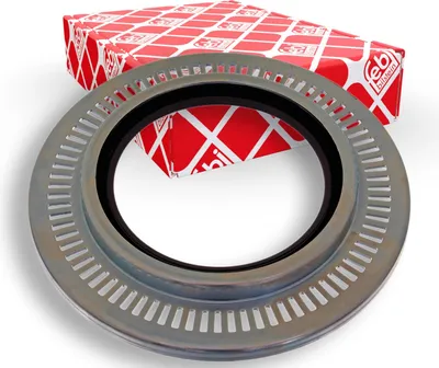 Produktbild von FEBI BILSTEIN Wellendichtring Radnabe 40028 Vorne für MAN M 2000 M 19mm FPM (Fluor-Kautschuk) 92mm
