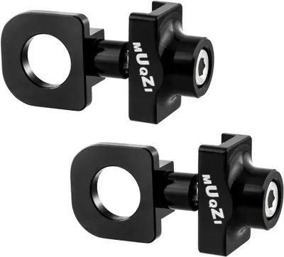 Productafbeelding van Fietskettingspanners 2 Stuks, Aluminiumlegering, 10 mm Axles, voor BMX en Fixie fietsen
