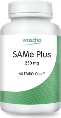 Produktbild von Woscha SAMe Plus 250 mg- 60 EMBO Caps