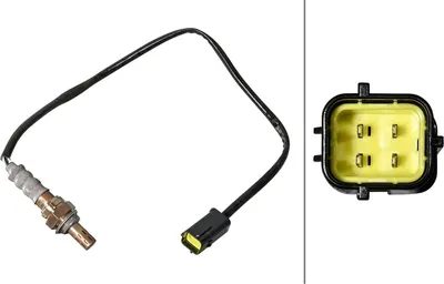 Produktbild von HELLA 6PA 358 221-111 Sprungsonde Lambdasonde für KIA SHUMA II (FB) nach-Kat 460mm