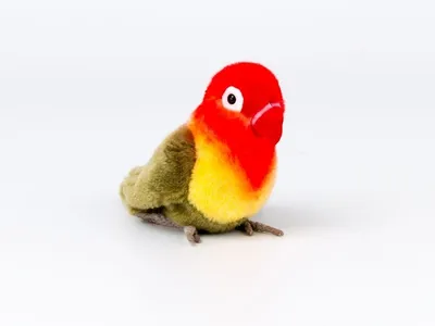 Produktbild von Kösen Papagei bunt 15 cm Pfirsichköpfchen Kuscheltier Vogel