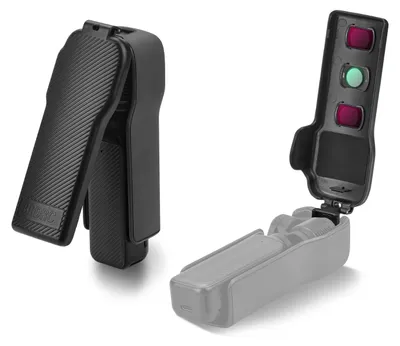Imagen del producto de Funda protectora para Pocket 3, con protección para el gimbal, y 3 filtros, compatible con DJI Osmo Pocket 3