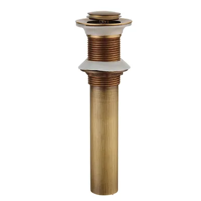 Produktbild von Ablaufgarnitur Waschbecken Mit Überlauf - Pop Up Ventil Ablaufventil Für Den Waschtisch aus Messing,（Bronze）