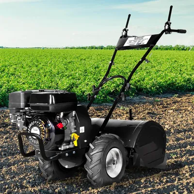 Produktbild von BRAST Motorhacke Gartenfräse Benzin | 5,15kW(7PS) | 50cm Arbeitsbreite | Stahlrahmen Transportrad & kabellos | BRB-AF-7000