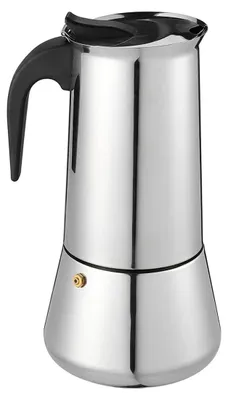 Produktbild von Elektrische Kaffeekanne aus Edelstahl für den Heimgebrauch. Diese Kaffeemaschine ist praktisch für die Zubereitung von Kaffee