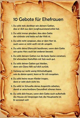 Produktbild von vianmo Holzschild 18x12 cm 10 Gebote für Ehefrauen Männer Frauen