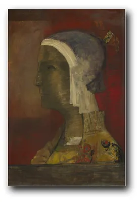 Immagine prodotto di Stampa artistica intitolata "Testa simbolica" di Odilon Redon – 20x30 cm – non incorniciata