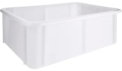 Produktbild von Stapelkasten, weiß 40 l