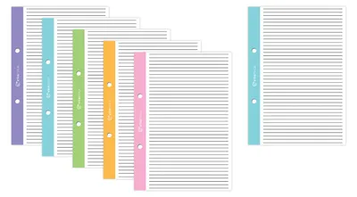 Produktbild von Interdruk Ringbucheinlagenblock A5 kariert 50 Blatt
