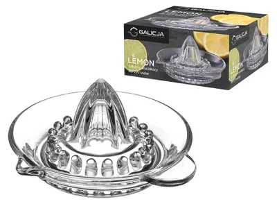 Obrázek produktu pro Skleněná ždímačka na citrusy Lemon - Galicia, průhledná