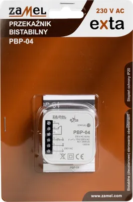 Image de Bistabiles (Implus-) Relais Unterputz 230V 10A, PBP-04, exta Zamel