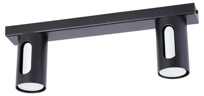 Zdjęcie produktu dla Reflektor spot FLOW czarno-srebrny 2xGU10x10W metal wym:13x38x6cm IP20 Sigma Lighting