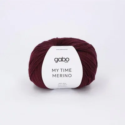 Zdjęcie produktu dla Włóczka Gabo Wool My Time Merino 9212 / burgund