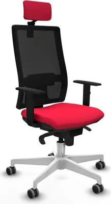 Zdjęcie produktu dla Krzesło biurowe Piqueras y Crespo 1D026G2 czerwone
