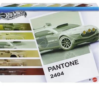 Image de Coffret de 6 Véhicules Hot Wheels Edition Pantone JNK94, Collection Collaboration