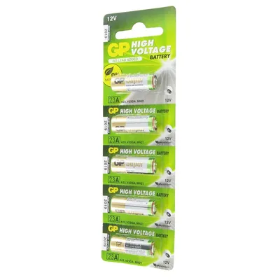 Zdjęcie produktu dla 5 sztuk GP23A 12 V super wysokonapięciowa bateria alkaliczna 23Ae, A23, VA23GA, MS21, MN21, 8LR932, 28x10mm