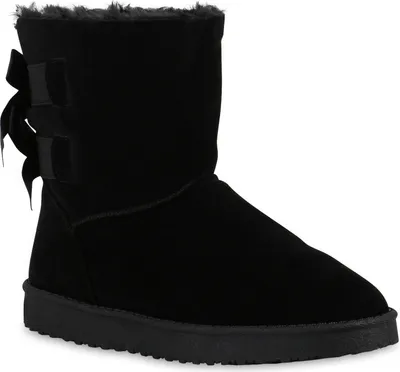 Obrázok produktu pre Mytrendshoe Teplé podšité dámske čižmy Slip-On Boots členkové topánky 813941, Farba: čierna, Veľkosť: 37