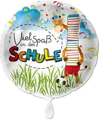 Produktbild von 18"/Ø43cm Folienballon  "Viel Spaß in der Schule"